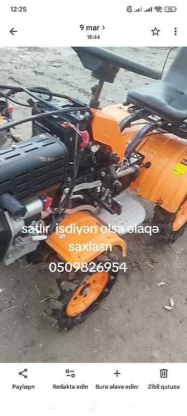 maşınlar avtomobil: Motoblok – dizel mühərrikli, oturacaqlı, sükanlı model Xüsusiyyətlər — 2