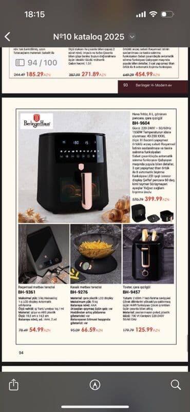 набор ножей: Qiymətlər şəkillərdə var Berlinger Haus markasından qara qızılı rəngdə — 3