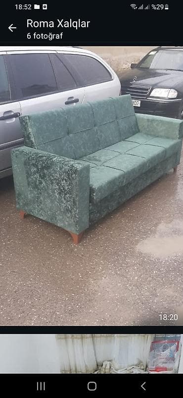 sultan divan: Mebel – çevrilən divan (yataq funksiyalı) - Model: 3 nəfərlik düz — 1