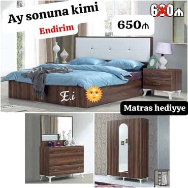 İkinəfərlik çarpayı, Dolab, Termo, 2 tumba, Yeni lalafo.az -da İkinəfərlik çarpayı, Dolab, Termo, 2 tumba, Yeni