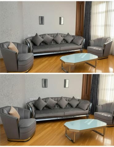 mebellər və qiymətləri: Divan 2 kreslo 800 manat Türkiyə istehsalıdır. Divanın eni 1 metr — 1