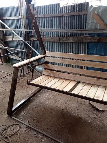 elif mebel: Texas uslublu yelləncək.60-60a profillə yıgılıb .zərli hammerton — 3