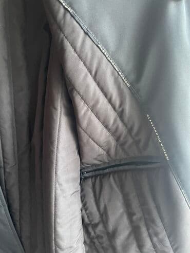 kişi ucun klassik qara kostyum: Palto, 6XL, rəng - Qara — 2