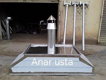 mini evler: Mətbəx və istehsal sahələri üçün havalandırma sistemi və tüstü çəkən — 1