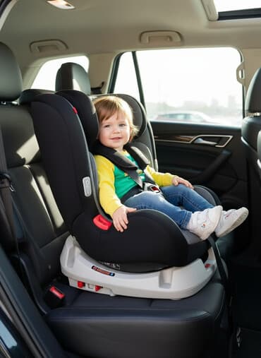 uşaq maşınl: Avtokreslo – ISOFIX, 360° fırlanan baza - Brend: BestBaby (loqo — 1