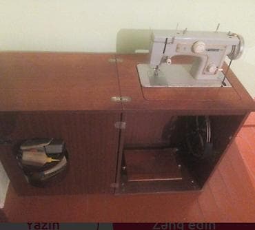 Бытовая техника: Podolsk 132 tikiş maşını – stol ilə inteqrə olunmuş kabinet komplekti — 2