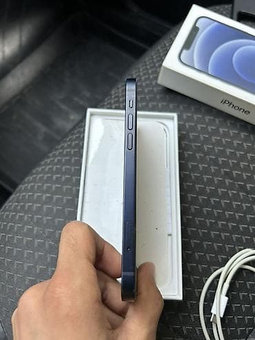 iphone 7 plus ekran qiymeti: IPhone 12, 64 GB, Qara, Face ID — 9