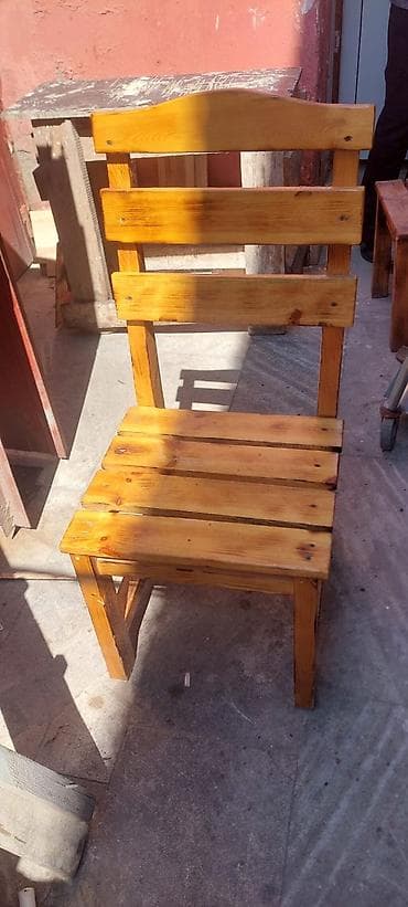 mudur stolu: Mətbəx üçün, Qatlanmayan, Stul — 1