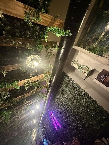 Sənaye tipli havalandırma kanalı – dekorativ görünüşlü, tavan üstü — 4