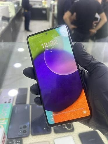 ssd kart: Samsung Galaxy A52, 128 ГБ, цвет - Фиолетовый, Две SIM карты — 8