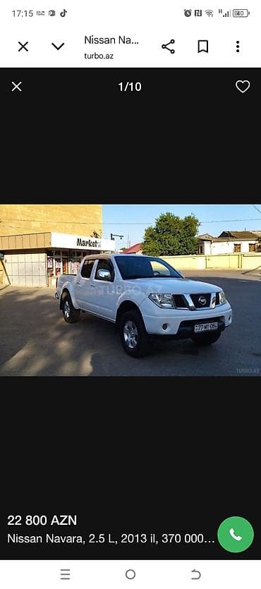 Nissan Navara: 2.5 l | 2013 il Pikap