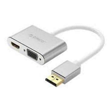 flash kart: 🔥 **ORICO XD-DFHV4-SV-BP – DisplayPort to HDMI + VGA Adapter** — 1