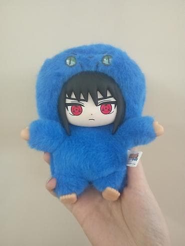 baş: Naruto Shippuden kolleksiya oyuncağı – Sasuke Uchiha plyuş fiquru — 1
