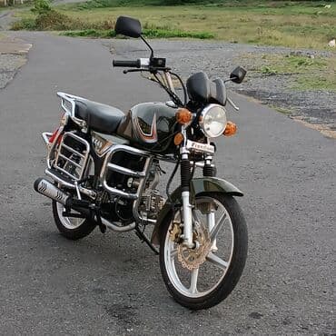 niva stoplari rcd: MX49 motosiklet - Rəng: zeytun-yaşıl, dekorativ narıncı-ağ qrafiklər — 1