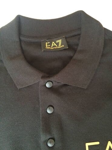 Костюмы: Мужское поло, Emporio Armani, M, цвет - Черный — 5