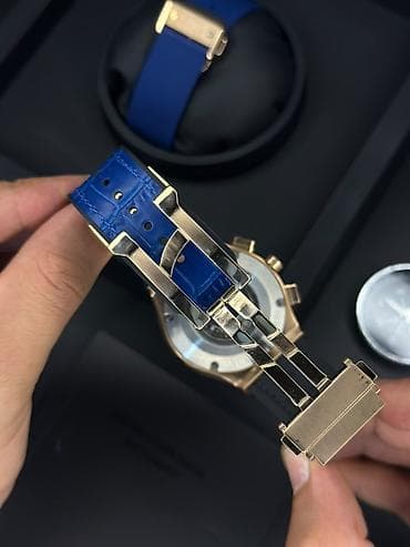 Saat dəstləri: Hublot Classic Fusion Chronograph – mavi temalı dəst - Korpus — 7