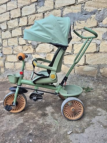 velosiped audi: Uşaq üçtəkərli velosipedi (trike) – yaşıl rəng Xüsusiyyətlər: - — 3