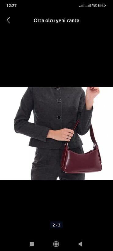 xacmaz qizil instagram: Çiyin çantası, Yeni — 3