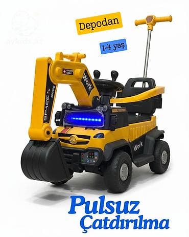 🚜 Aykids SR1188 Uşaq Ekskavatoru – Balaca ustalar üçün möhtəşəm seçim!
