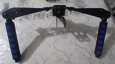 go pro camera: İki tutacaqlı kamera stabilizatoru/RİG Məhsulun təsviri: - DSLR — 3