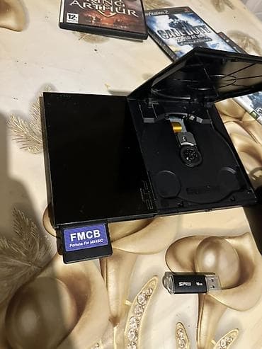 PlayStation 2 Slim komplekti Ps 4 oyunlarna kimi açır təcili satlır - — 2