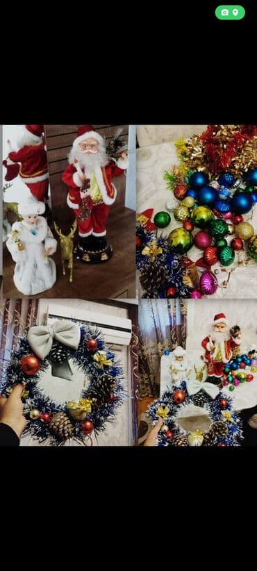 Yeni il bəzək dəsti

- Santa Klaus və Qar qızı hamsı birlikdə 55 manat