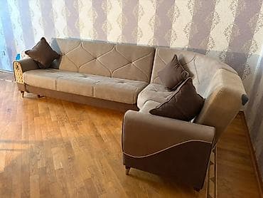 Künc divan, İşlənmiş, Açılan, Vеlur parça, Çatdırılma yoxdur