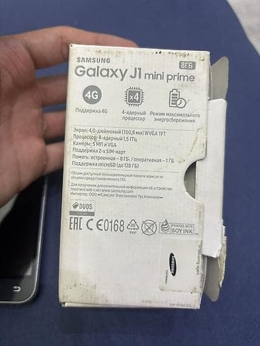 nintendo switch lite 100$: Samsung Galaxy J1 Mini, 8 GB, rəng - Qara, İki sim kartlı — 4