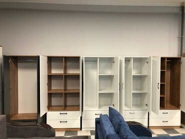 тряпичный шкаф: Açılan, 2 qapılı Düz dolab, Qarderob, paltar dolabı — 6