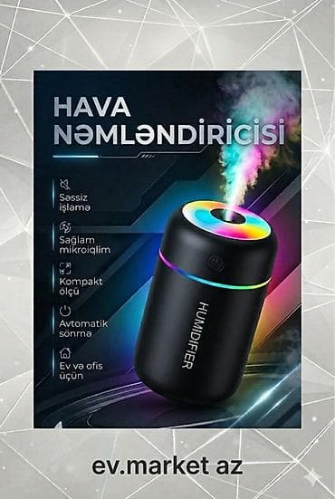Havanı nəmləndirən cihaz, uzunluğu 10 sm, çox rahat və istifadə üçün