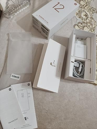 Xiaomi 12 Lite, 128 GB, rəng - Qara, 
 Barmaq izi — 5