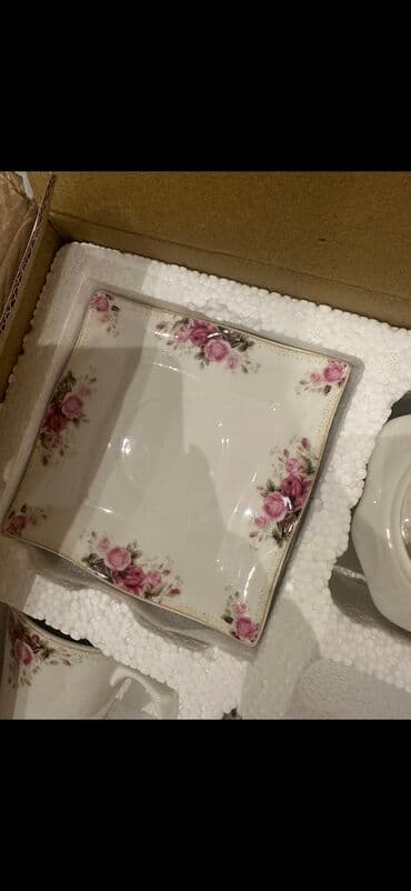 Mətbəx aksesuarları: Çay dəsti, rəng - Ağ, 6 nəfərlik, Türkiyə — 2