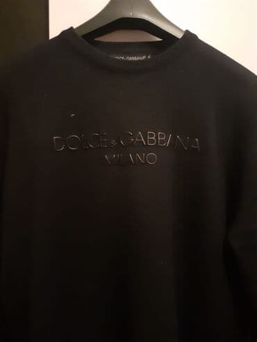 cins pencekler kisi ucun: Мужская толстовка, Dolce & Gabbana, L, цвет - Черный — 2