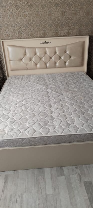 beyerdynamic dt 770: İki nəfərlik yataq dəsti - Rəng: krem/bej - Başlıq: yumşaq süni dəri — 1