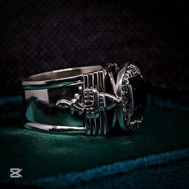 cutlukler ucun uzukler: Üzük, Gümüş, Topaz — 3