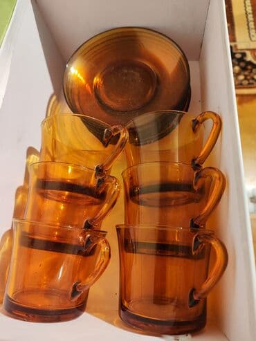 женьшень капсулы для набора веса: Чайный набор, цвет - Коричневый, 6 персон — 1