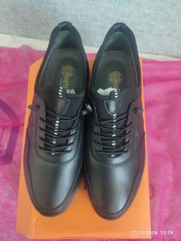 dəri kişi mokasinləri: Detektor firmasi 100% dəri təzə qara rəngli ortopedik krasovka Türkiyə — 3