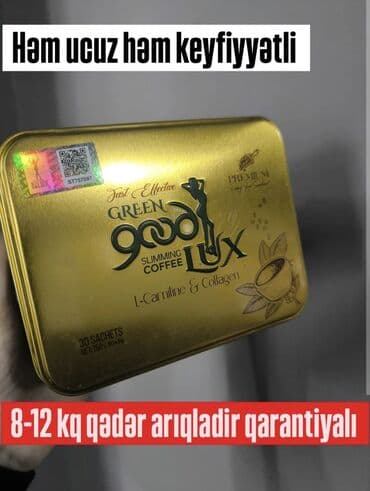 kilo ver чай: Məhsul: Green Good Slimming Coffee LUX – L‑Carnitine & Collagen — 1