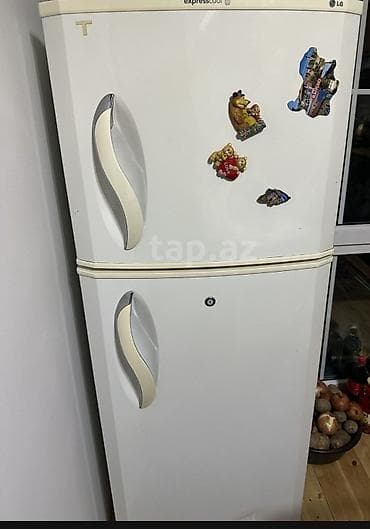 hava soyuducusu: İşlənmiş 2 qapılı LG Soyuducu Satılır, rəng - Ağ — 1