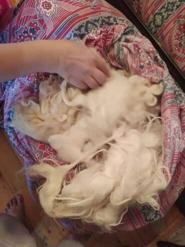 yun destler: Uzun yuyulmus yun(Yorgana, doseye ve herseye yariyan yun) Istifade — 2