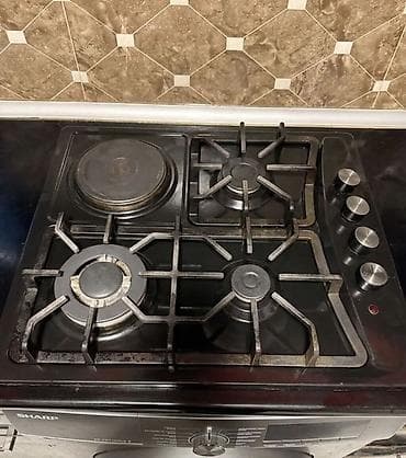 iran qaz sobalari: Qarışıq sobası Quraşdırılan, 4 gözlü, İşlənmiş — 1