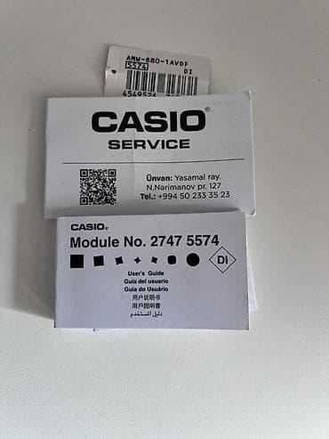 irsad telecom saatlari: Yeni, Qol saatı, Casio, rəng - Qara — 3