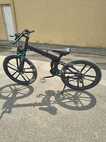Qatlanan şəhər/trek velosipedi – 26" Məhsul təsviri: - Rəng: qara - — 2