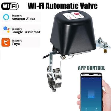 18v: Tuya WiFi Ağıllı Su və Qaz Kranı Nəzarətçisi | Smart Valve Controller — 1