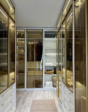 isvanerler: Yeni, Açılan, 4 qapılı Düz dolab, Qarderob, paltar dolabı, Azərbaycan — 9