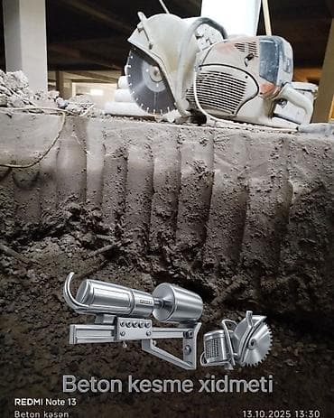 plasik qapı: Beton kəsmə beton deşmə xidməti Karot - HILTI DD 200 / 350 ilə 25 ° — 10