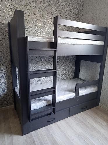 Oğlan və qız üçün, Yeni, Çarpayı, Matras ilə, Siyirməli, Taxta — 1