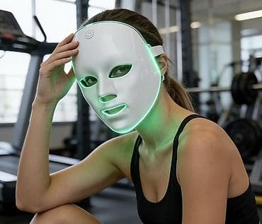 üz maskası: LED işıq terapiyası üçün üz maskası – Light Beauty Instrument — 5