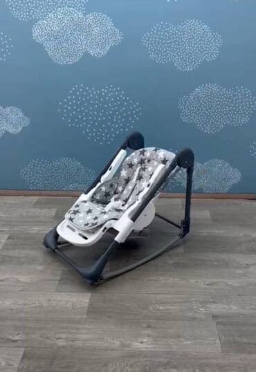 uşaq ucun yemek stolu: VaVa Brendindən beşik kimi yellənən uşaq qidalandırma masası — 3