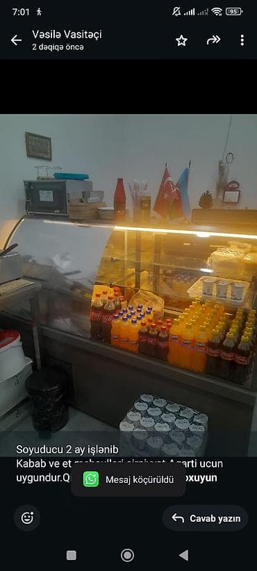 Dərin dondurucular: Soyuducu 2 ay işlənib Kabab ve et mehsullari şirniyyat.Agarti ucun — 1